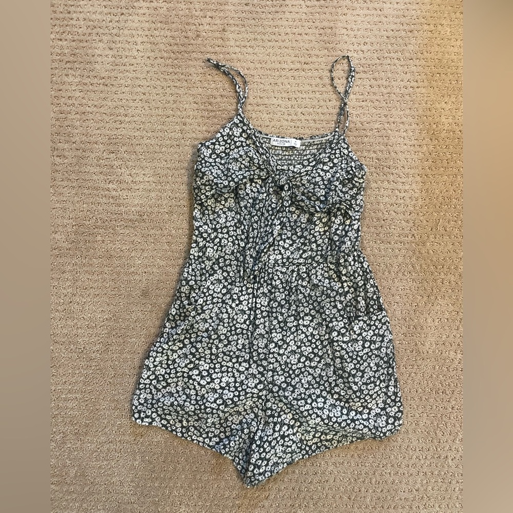 Summer Romper with Tie in the front